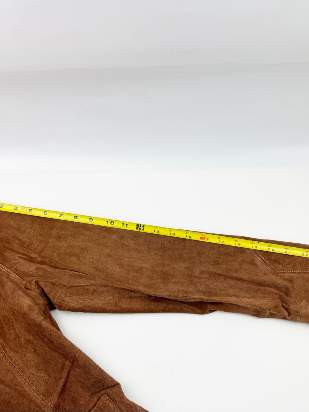 Vtg Y2K Wilson’s Brown Suede Western Jacket Lace Up Skirt Floral Lining Set L/8 - Picture 16 of 16